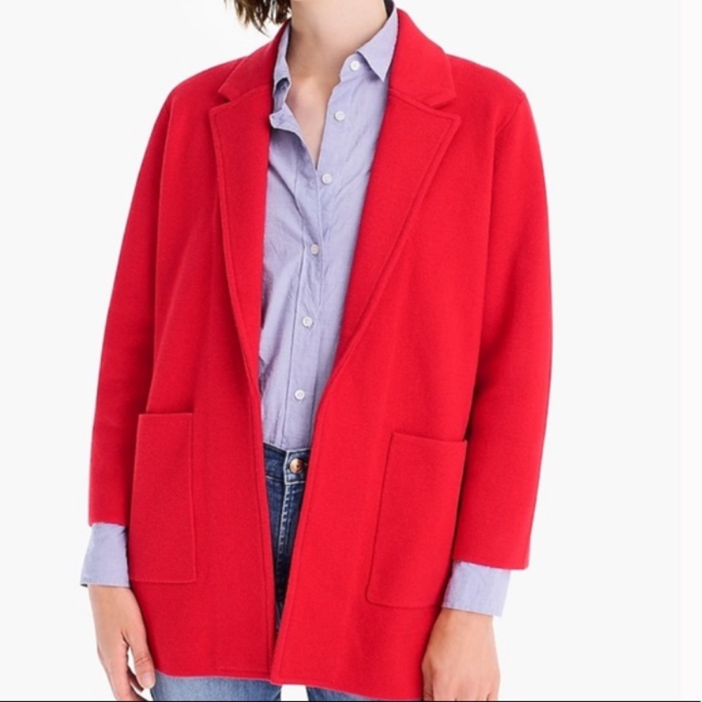 J.Crew Red Sophie Blazer, small